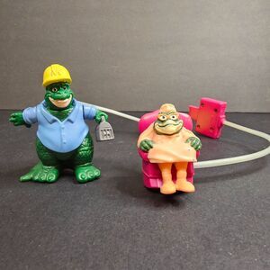 Vtg 90s Disney Dinosaurs McDonald's Happy Meal Toys Grandma Ethyl Earl Sinclair